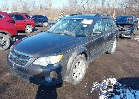 2008 Subaru Outback 2.5I/2.5I L.l. Bean Edition z USA, uszkodzony, nr VIN 4S4BP61C087316190